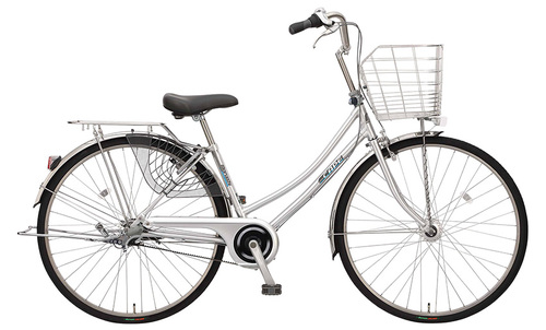引き取りセール価格【853】シティー車 マルイシ ROYASTAGE シルバー 丸石サイクル シティサイクル｜自転車車体｜自転車｜車、バイク