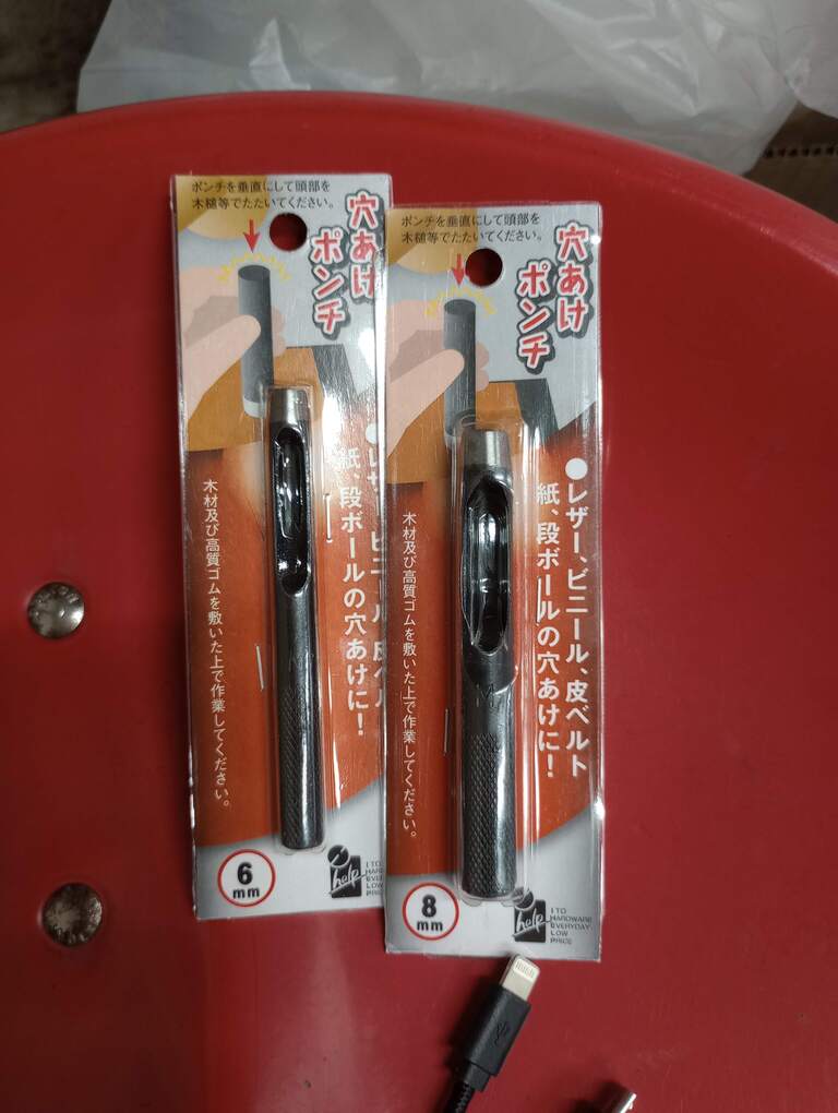 φ６ｍｍと８ｍｍ