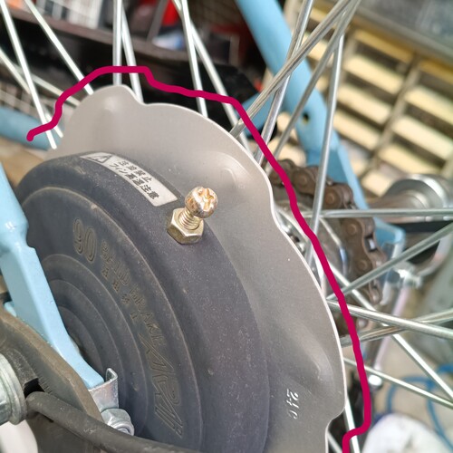 バンドブレーキの冷却