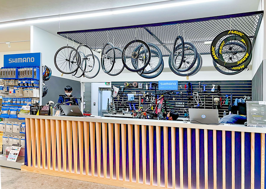 愛媛県の自転車店 B-shop OCHI株式会社のショップ外観５